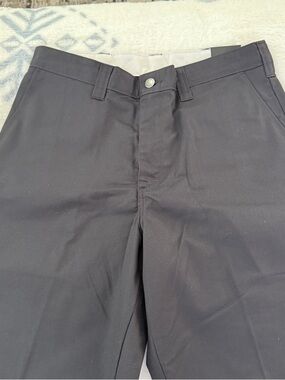 Dickies Men's Black Flat Front Work pants 32/32